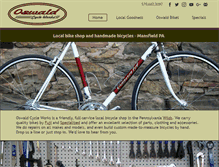 Tablet Screenshot of oswaldcycleworks.com